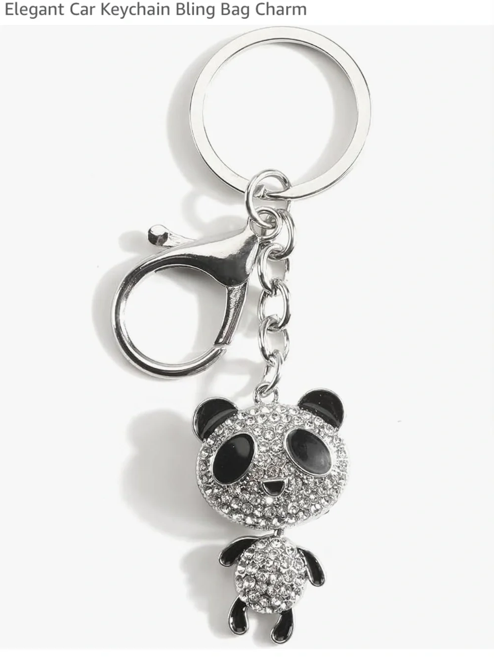 Panda purse/bag charm Keychain